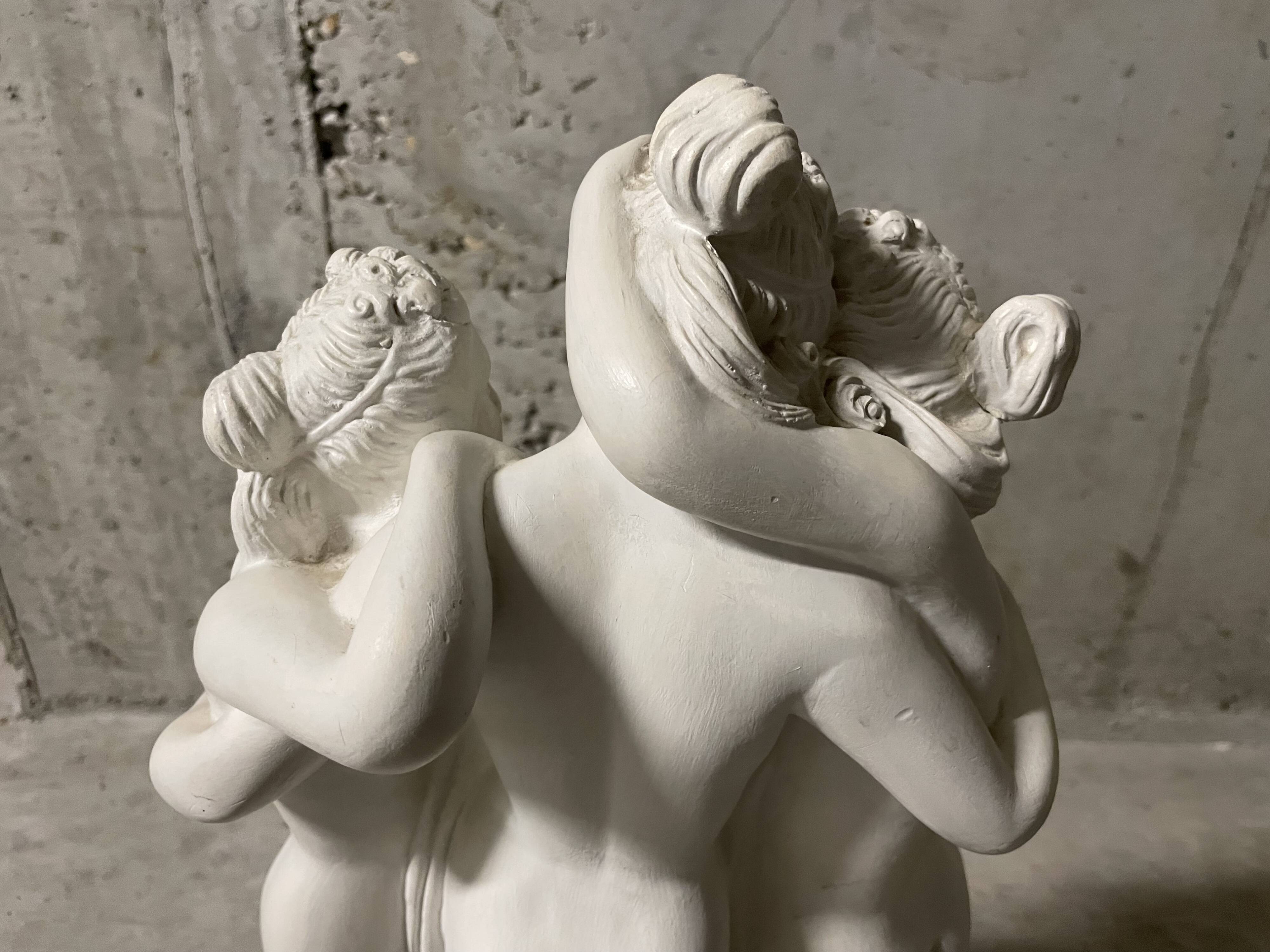 Plaster statue “The 3 Graces”