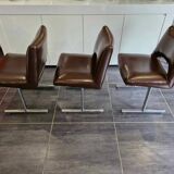 Set of 3 designer chairs by Georges Frydman, 1960s