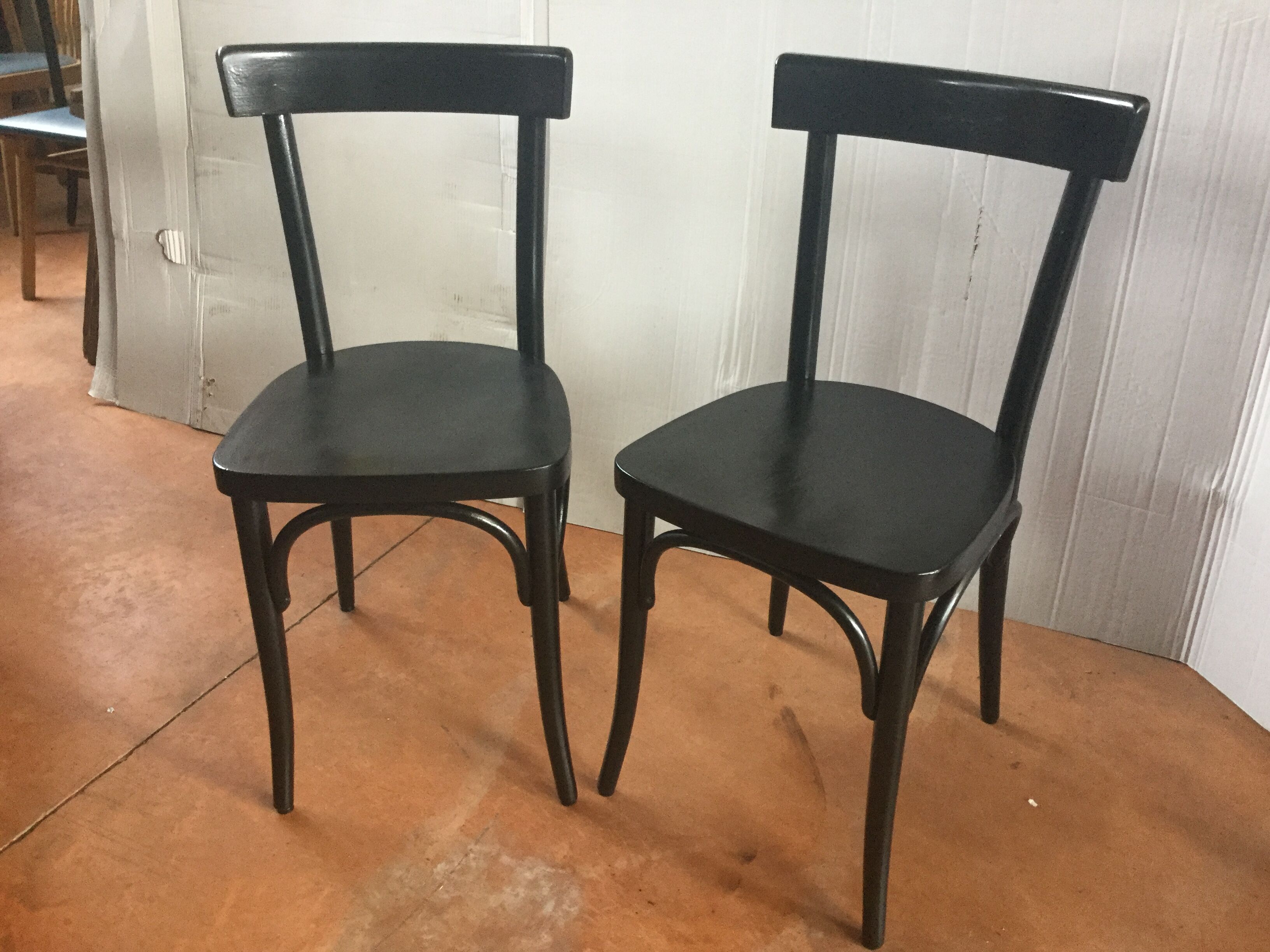 Pair of bistro chairs