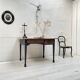 Bureau en bois peint