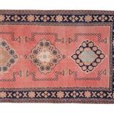 Overdyed Long and Wide Turkish Oushak Runner 4'7" X 11'10"