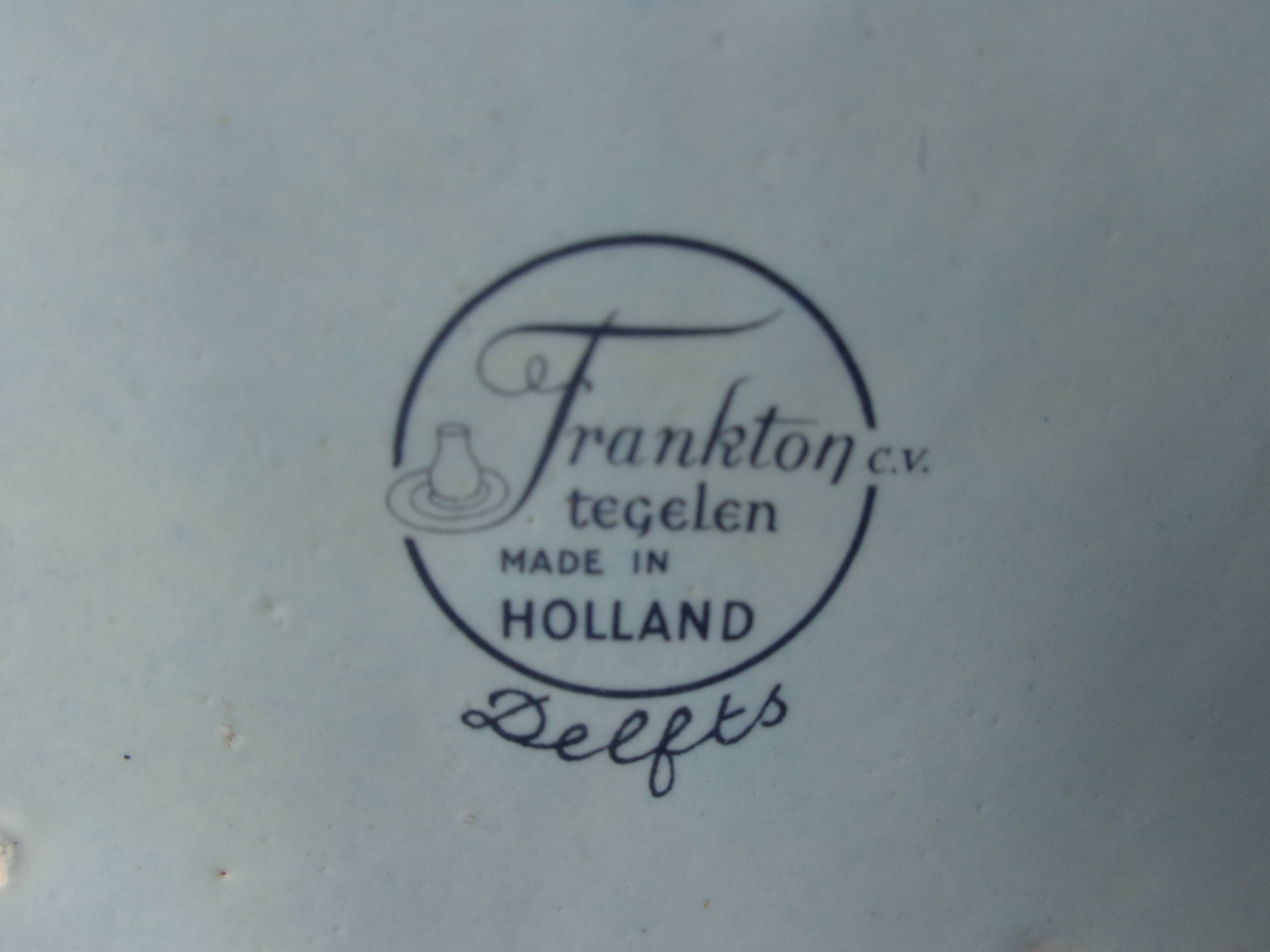 Dutch ceramic pot cover