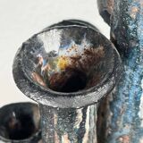 Large Fireplace Vase Studio in Brutalist Mid-Century Ceramic by Gerhard Liebenthron, 1974