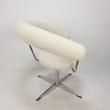 Set of 2 round armchairs, 1970's