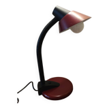Burgundy and black industrial style desk lamp 1996