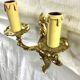 Louis XV style bronze wall lamp with 2 lights