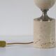 Travertine table lamp 1970
