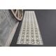 1970s Turkish Hand-Knotted Wool Cotton Beige Runner Rug 70x262
