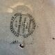 Old decorative plate Creil & Montereau "rabbit"