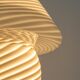 Lampe de table champignon en verre par Peill & Putzler, Allemagne, années 1970