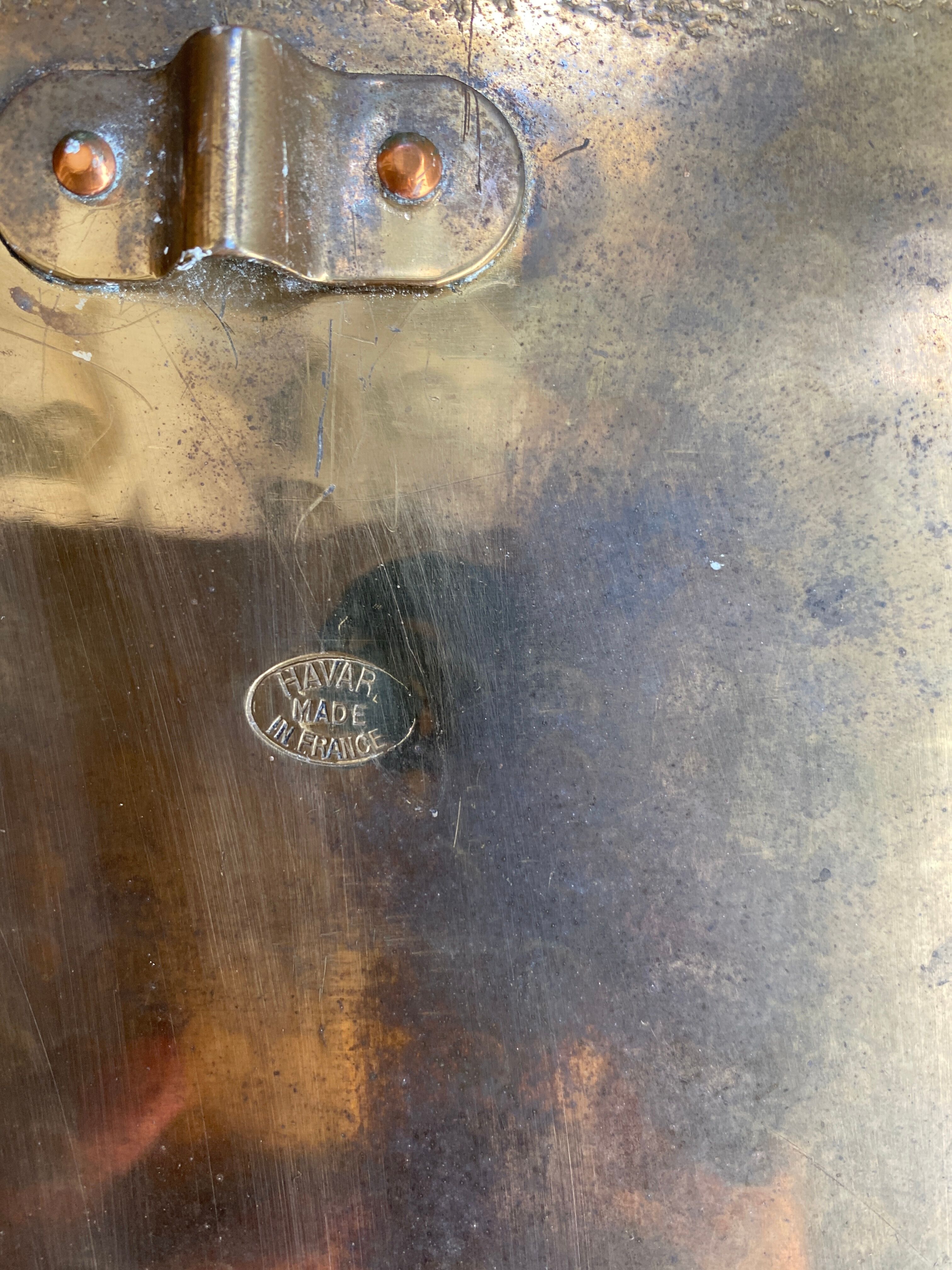 Copper fountain decoration