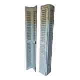 Louvered wooden shutter