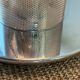 Spiral column lamp in polished stainless steel Thierry Vidé