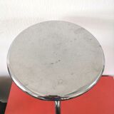 Tabouret d'atelier métallique tripode design années 60 - 70