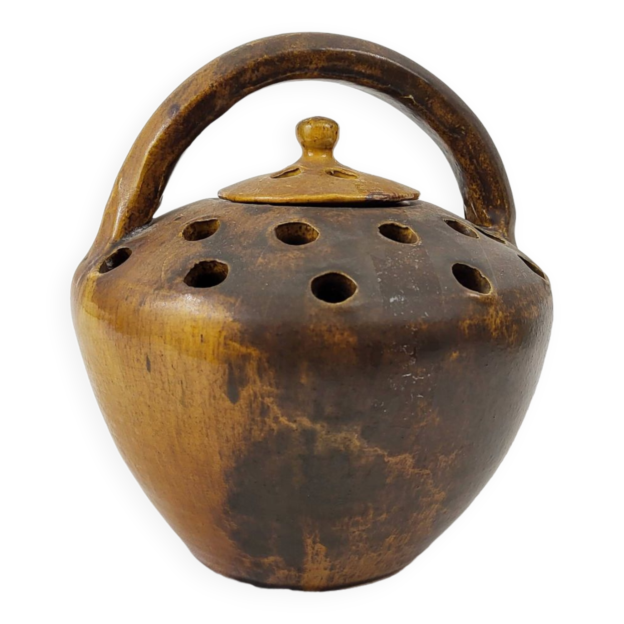 Pique Fleurs Vase / old Vallauris heater