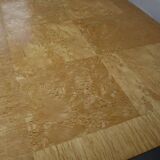 Vintage Scandinavian dining table made of Karelian birch