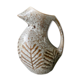 Pichet zoomorphe décor végétal, MBFA Pornic, Jalapa, années 60