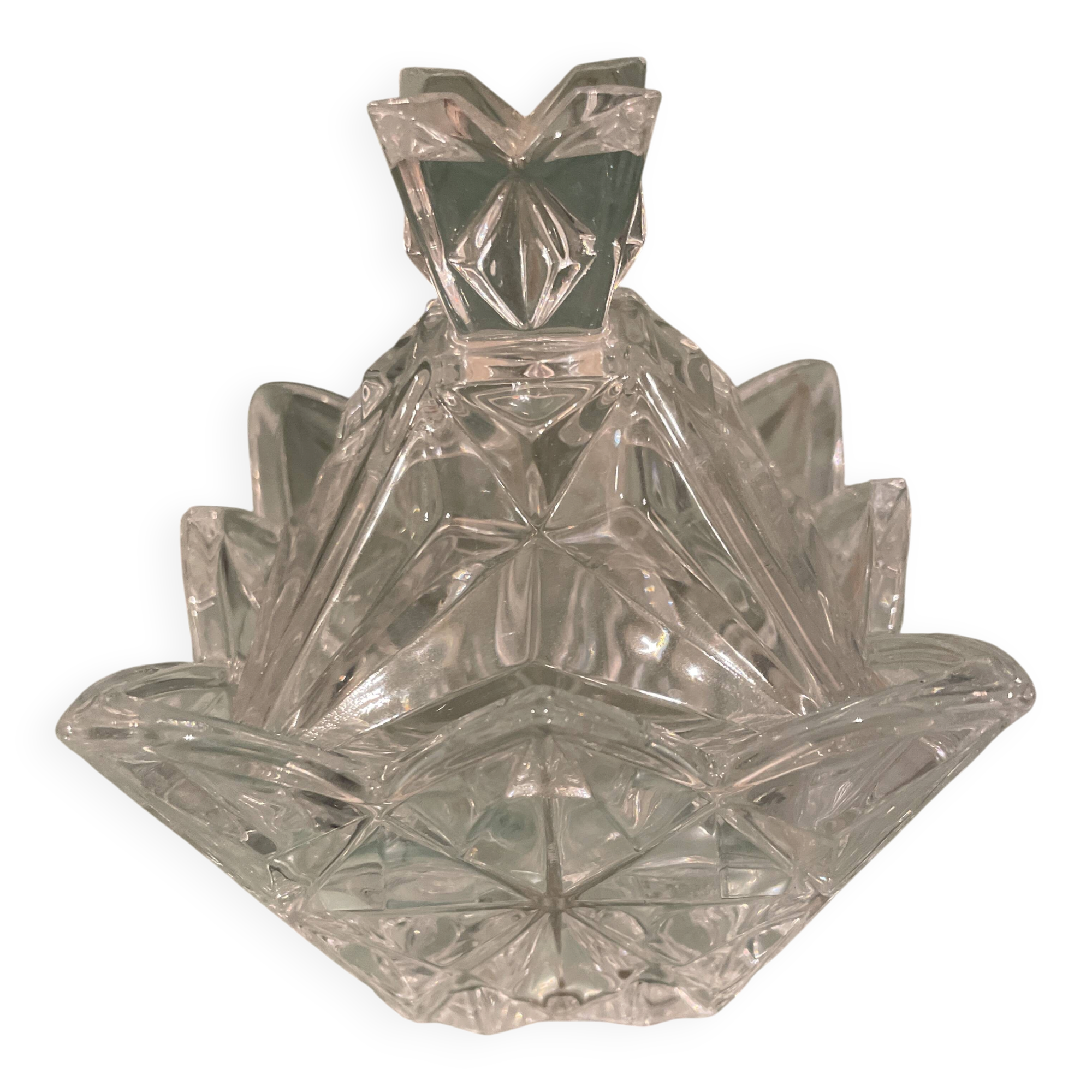 Glass sugar bowl from Guili