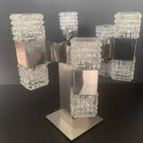 Chandelier transformed into a Sciolari 12-light lamp
