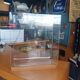 Porte-revues/vinyles plexiglas 70's