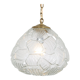 1970s pressed glass hanging lamp