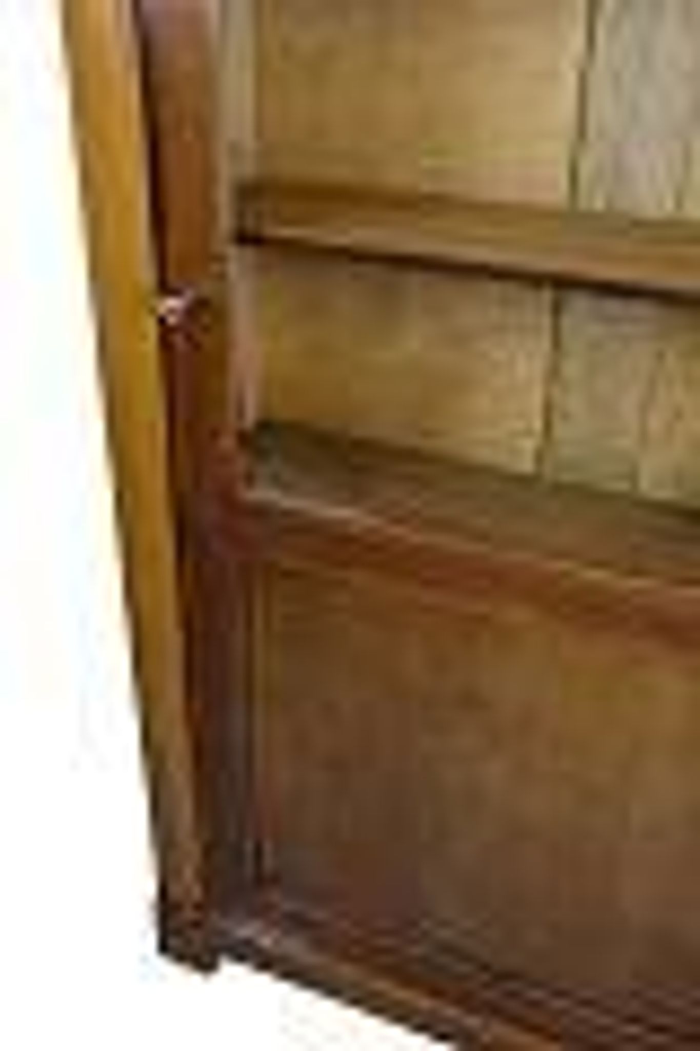 Antique display cabinet with adjustable shelves - Mahogany - Hand polished - 1920s