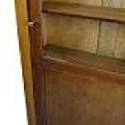 Antique display cabinet with adjustable shelves - Mahogany - Hand polished - 1920s