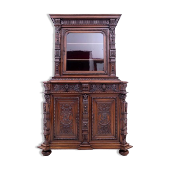 Carved sideboard, France, ca. 1880.