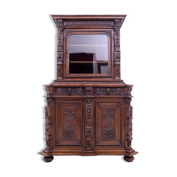 Carved sideboard, France, ca. 1880.