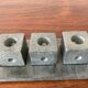 Set of 6 vintage marble and stone candlesticks