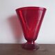 Vase éventail Empoli rouge 1950 XL