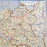 Map Germany and Europe 40s