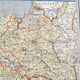 Map Germany and Europe 40s