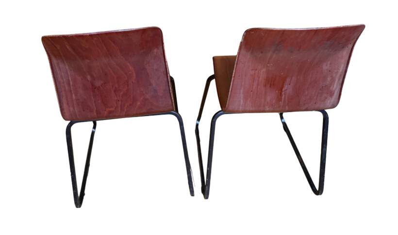 Paire de chaises vintage