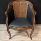 Louis XV office chair with canework