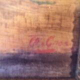 Still life on signed panel