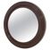 Midcentury Wall Space Age Mirror, Italy, 1970s