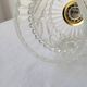 Vintage molded glass pendant light