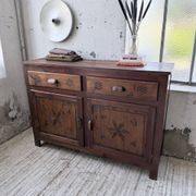 Meuble de rangement confiturier art populaire savoyard 1950
