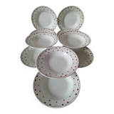 Assiettes Céranrd Saint Amand modèle star