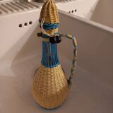 Scoubidou carafe bottle