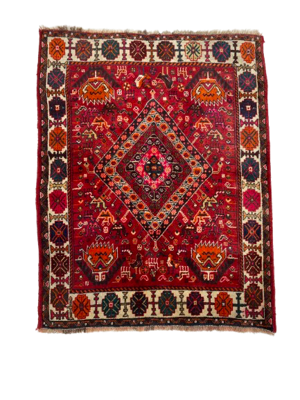 Tribal Persian rug 120x155 cm