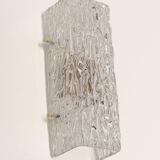 Pairs of Kalmar glass wall lights, Austria, 1960s.