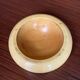 Set of two Aldo Tura bowls in goatskin and brass