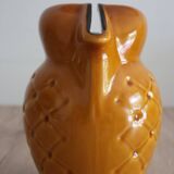 Ceramic pitcher pineapple pattern 60s