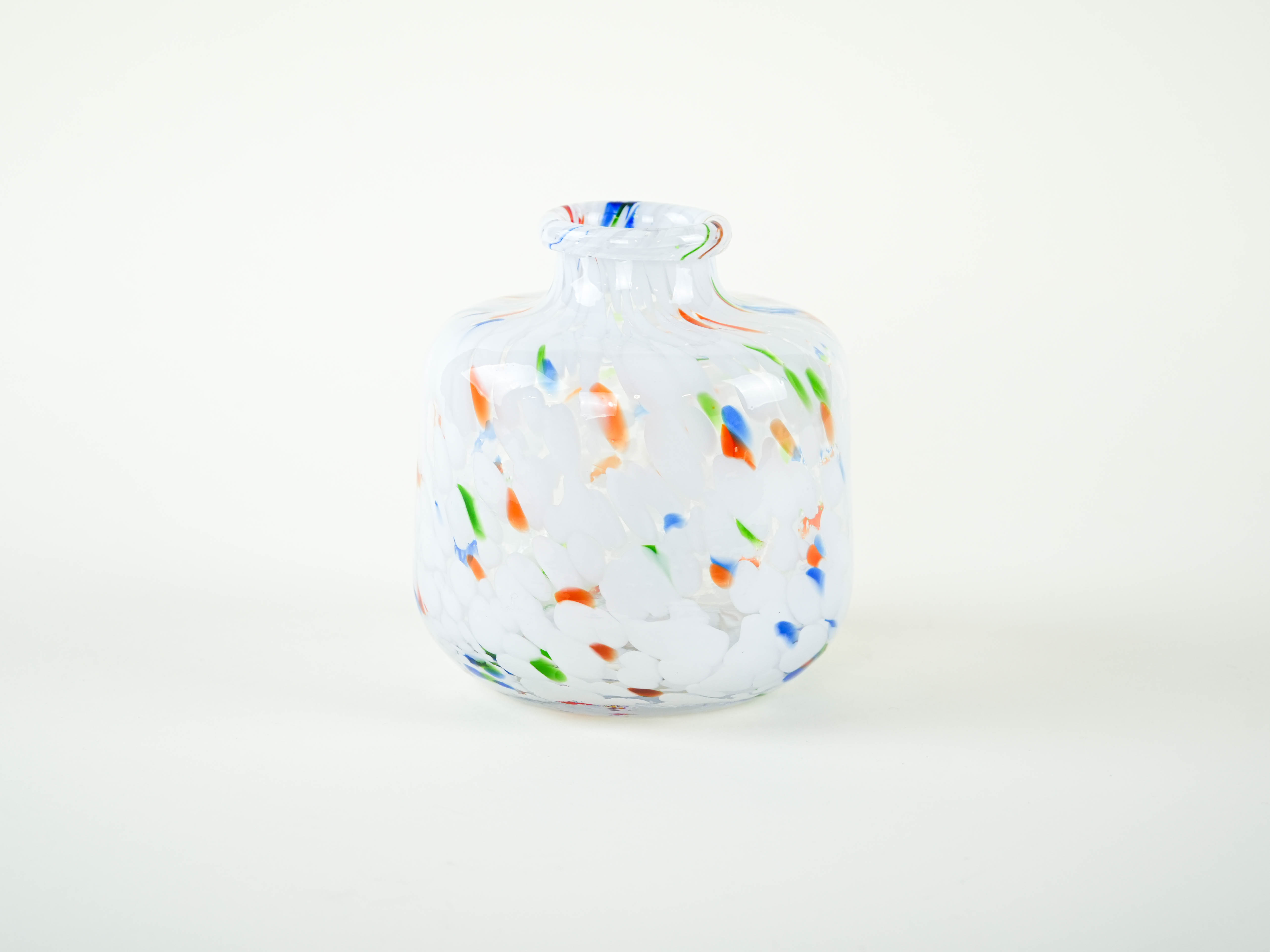 Mosaic glass vase, Danish design, 1970s, made in Denmark