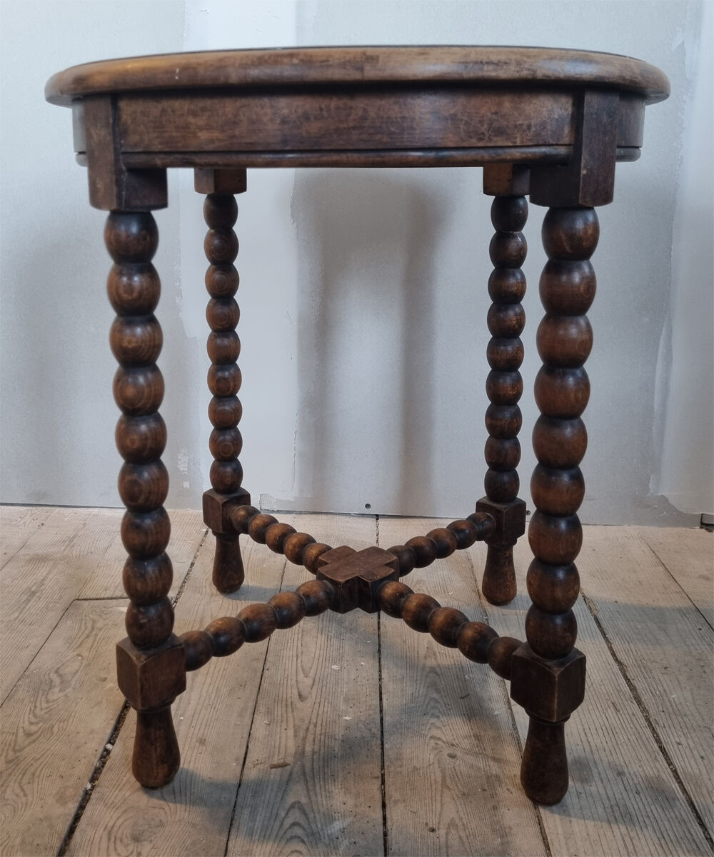 Coil coffee table, console, round, legs