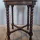 Table basse à bobine console ronde pieds