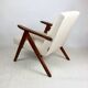 Fauteuil vintage Var- B-310 - laine beige