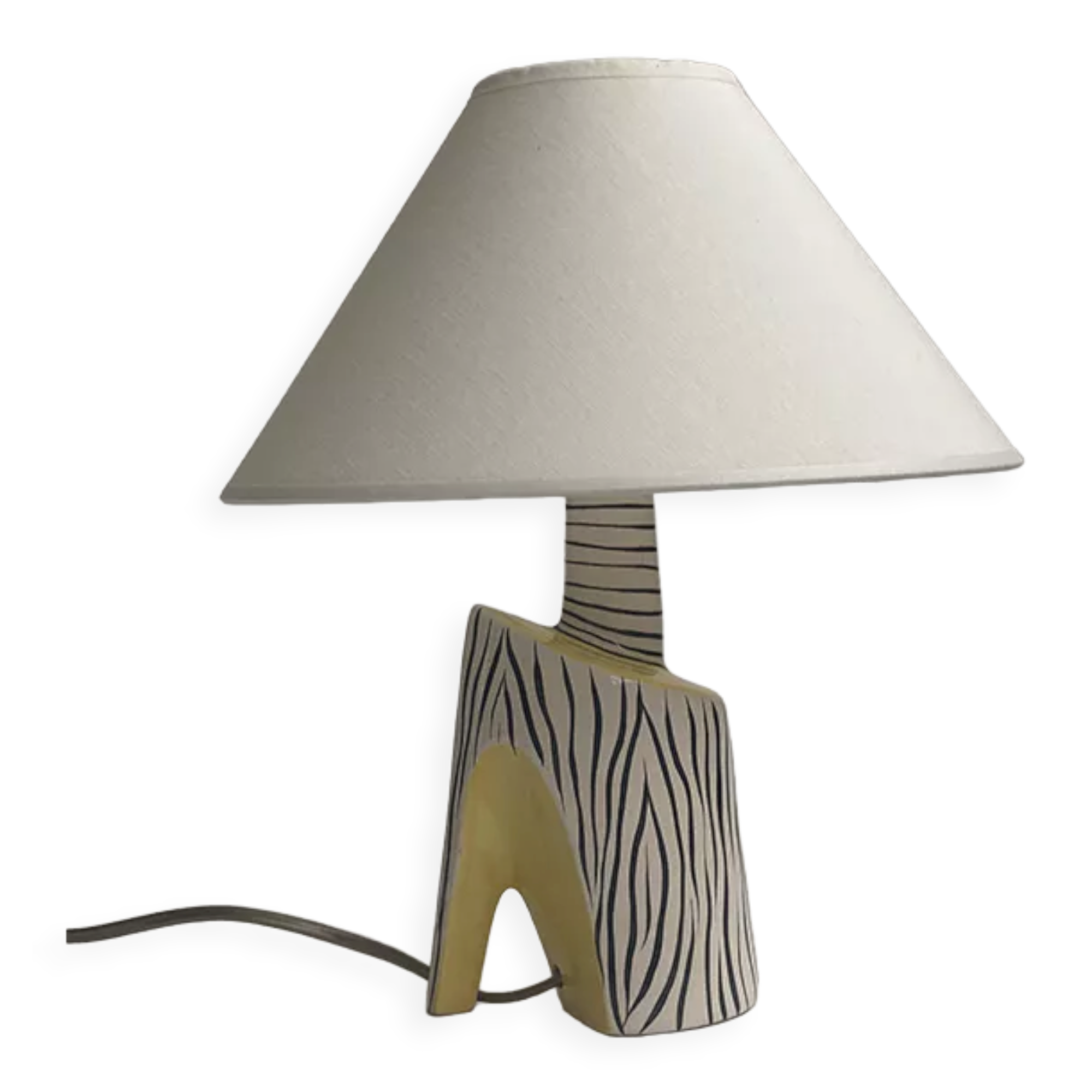 Vintage 1950s ceramic lamp